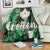 Happy St. Patrick's Day Cat Throw Blanket Welcome Funny Catrick Green Lucky Shamrocks