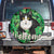 Happy St. Patrick's Day Cat Spare Tire Cover Welcome Funny Catrick Green Lucky Shamrocks