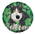 Happy St. Patrick's Day Cat Spare Tire Cover Welcome Funny Catrick Green Lucky Shamrocks