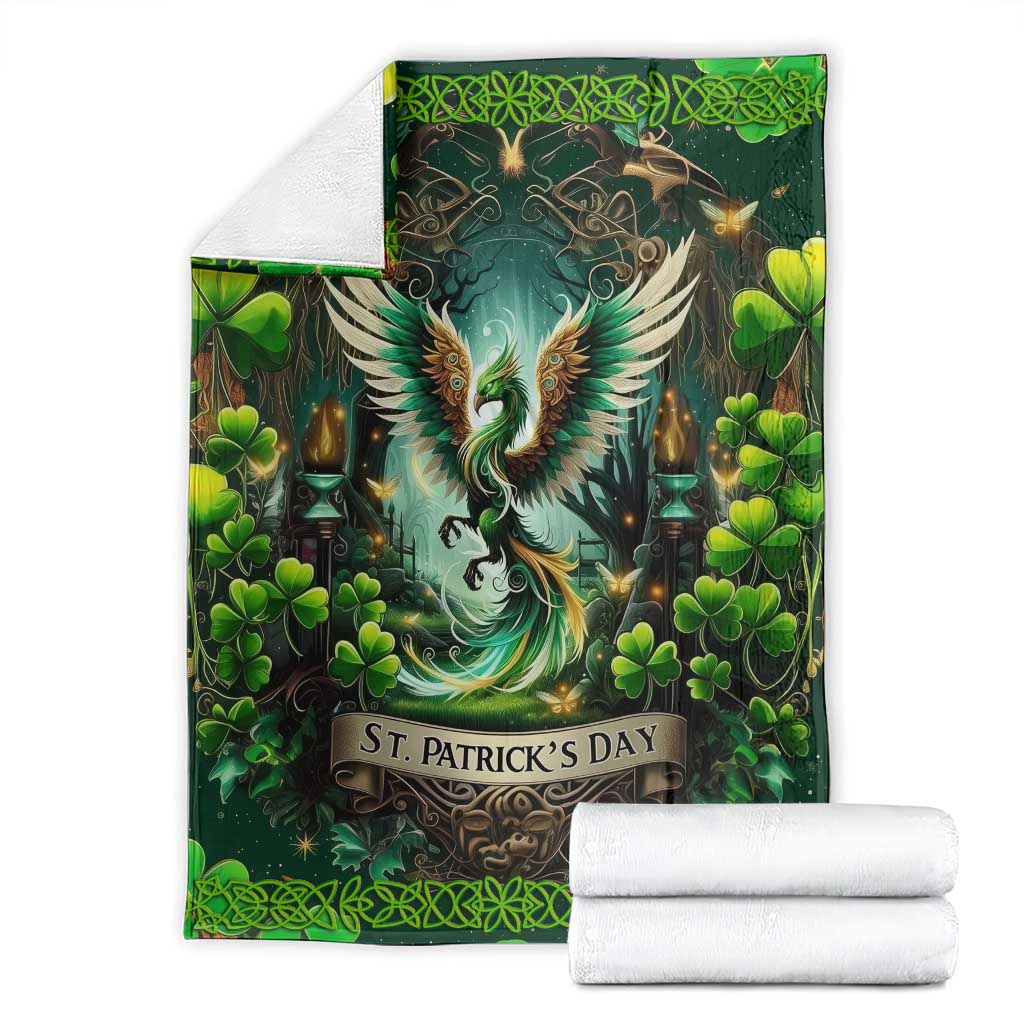 Happy St. Patrick's Day The Irish in Phoenix Throw Blanket