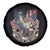 American Patriotic Spare Tire Cover Land Of The Free US Betsy Ross Flag Bald Eagle