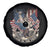 American Patriotic Spare Tire Cover Land Of The Free US Betsy Ross Flag Bald Eagle