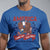 Patriotic American Eagle Shirt Land Of The Free Because Of The Brave 1776 American Pride 4th of July T-Shirt, US Patiotic Shirt, 4th of July T Shirt - Wonder Print Shop