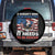 Patriotic American Eagle Spare Tire Cover It's Doesn't Need To Be Rewritten It Needs To Be Reread 4th of July Freedom Tour 1776