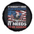 Patriotic American Eagle Spare Tire Cover It's Doesn't Need To Be Rewritten It Needs To Be Reread 4th of July Freedom Tour 1776