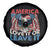 Patriotic American Eagle Spare Tire Cover America Love It or Leave It US Flag Freedom Tour 1776 4th Of July