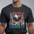 Patriotic Bald Eagle American Flag America Love It or Leave It Born To Be Free Freedom Tour Eagle 4th Of July Patriotic T Shirt - Wonder Print Shop