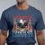 Patriotic Bald Eagle American Flag America Love It or Leave It Born To Be Free Freedom Tour Eagle 4th Of July Patriotic T Shirt - Wonder Print Shop