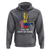 Colombian American Hoodie Yes I'm Both Of Them Flags Hand - Wonder Print Shop