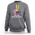 Colombian American Sweatshirt Yes I'm Both Of Them Flags Hand - Wonder Print Shop