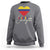 Colombia Pride Sweatshirt En Mi Coragon Colombian Flag Heart - Wonder Print Shop