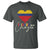 Colombia Pride T Shirt En Mi Coragon Colombian Flag Heart - Wonder Print Shop