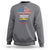 Colombian American Sweatshirt American Grown with Colombian Roots - Wonder Print Shop