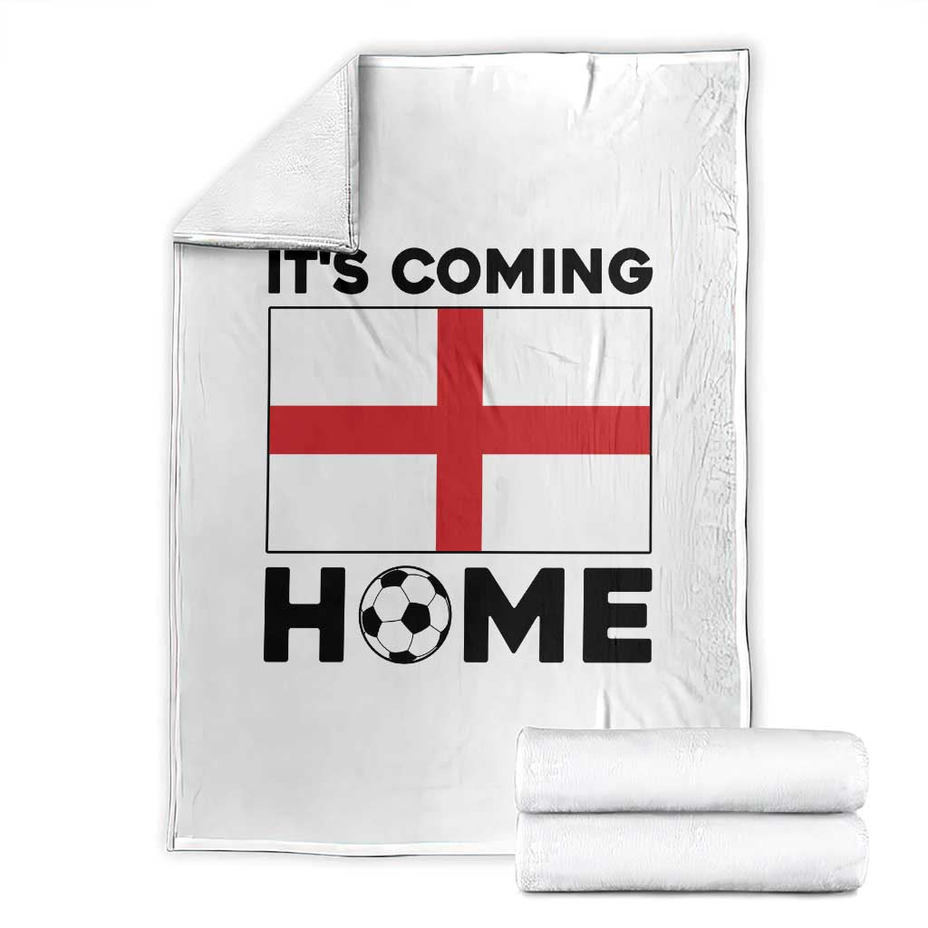 It is Coming Home England Football Flag Throw Blanket Patriotic Soccer Fans St Georges Cross Heritage Pride