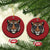 American Football Game Day Christmas Ornament Touchdown Season Cool Tiger - Wonder Print Shop