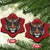 American Football Game Day Christmas Ornament Touchdown Season Cool Tiger - Wonder Print Shop