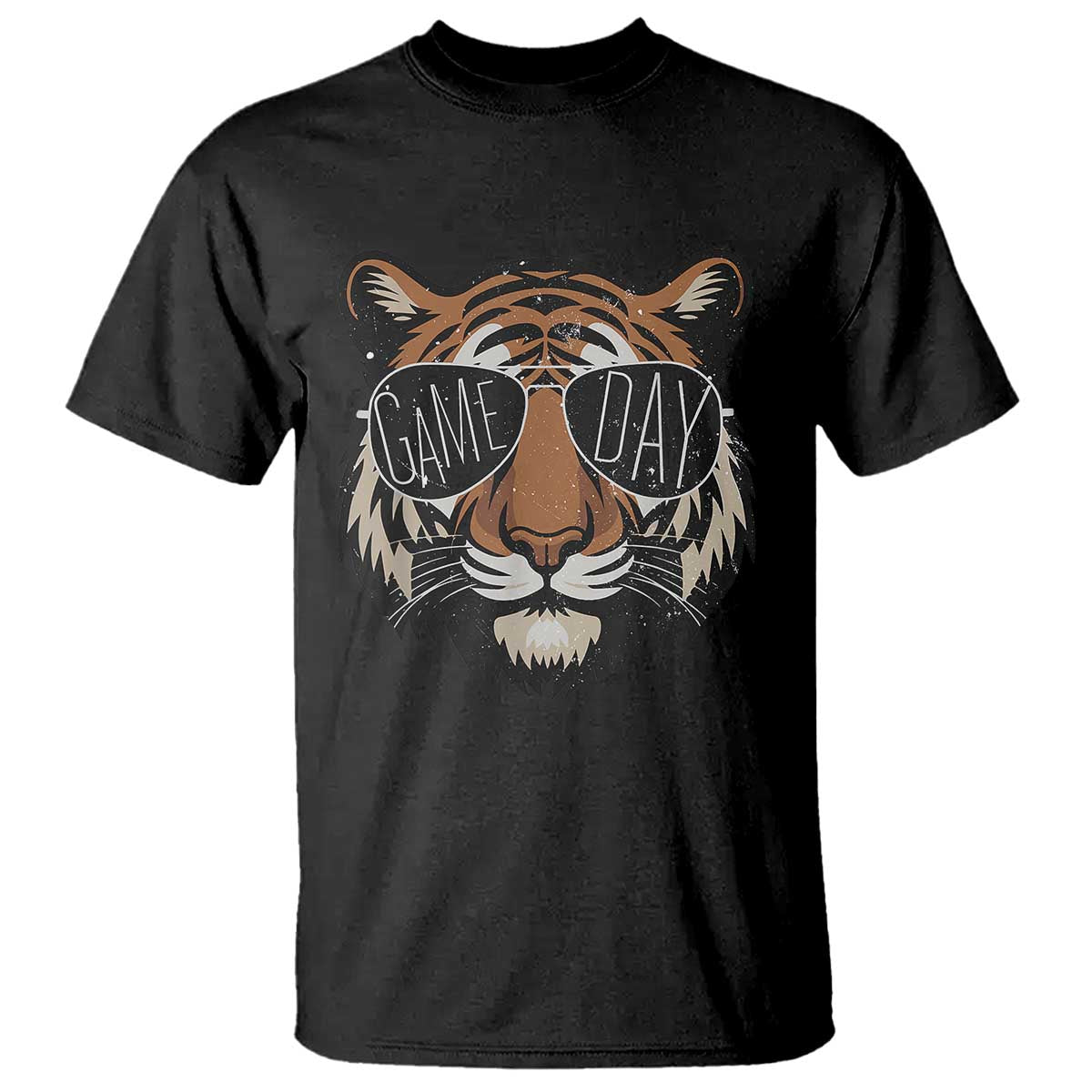 American Football Game Day T Shirt Touchdown Season Cool Tiger - Wonder Print Shop