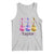 Taylor Name Tank Top Retro Groovy 70s 80s