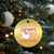 Funny Pink Santa Christmas Ornament Theres Some Hos In This House Retro Xmas Vibe - Wonder Print Shop