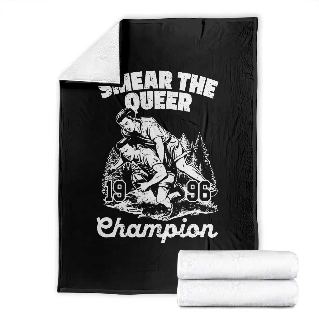 Sarcastic Smear The Qur Playround Game Throw Blanket LGBTQ Queer Pride - Wonder Print Shop