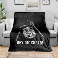 Hey Dckhead Grumpy Old Man Humor Throw Blanket Jerk Sarcastic Comedy