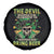 Irish Skull Spare Tire Cover I Whispered Back Bring Beer Devil St Patrick's Day Drinking Skeleton