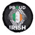 Proud Irish St Patricks Day Spare Tire Cover Half American Half Ireland Flag