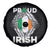 Proud Irish St Patricks Day Spare Tire Cover Half American Half Ireland Flag