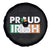 Proud Irish St Patricks Day Spare Tire Cover Shamrock Lucky Charm Ireland Flag