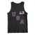 USA Flag Hockey Tank Top Patriotic Ice Hockey Team Fan Vintage Throwback