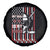 USA Flag Hockey Spare Tire Cover Skull Player My Goal Is To Deny Yours