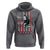 USA Flag Hockey Hoodie Skull Player My Goal Is To Deny Yours