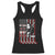 USA Flag Hockey Racerback Tank Top Skull Player My Goal Is To Deny Yours