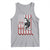 USA Flag Hockey Tank Top Skull Player My Goal Is To Deny Yours