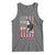 USA Flag Hockey Tank Top Skull Player My Goal Is To Deny Yours