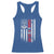 USA Flag Hockey Racerback Tank Top Funny Canada Sucks US EH American Flag