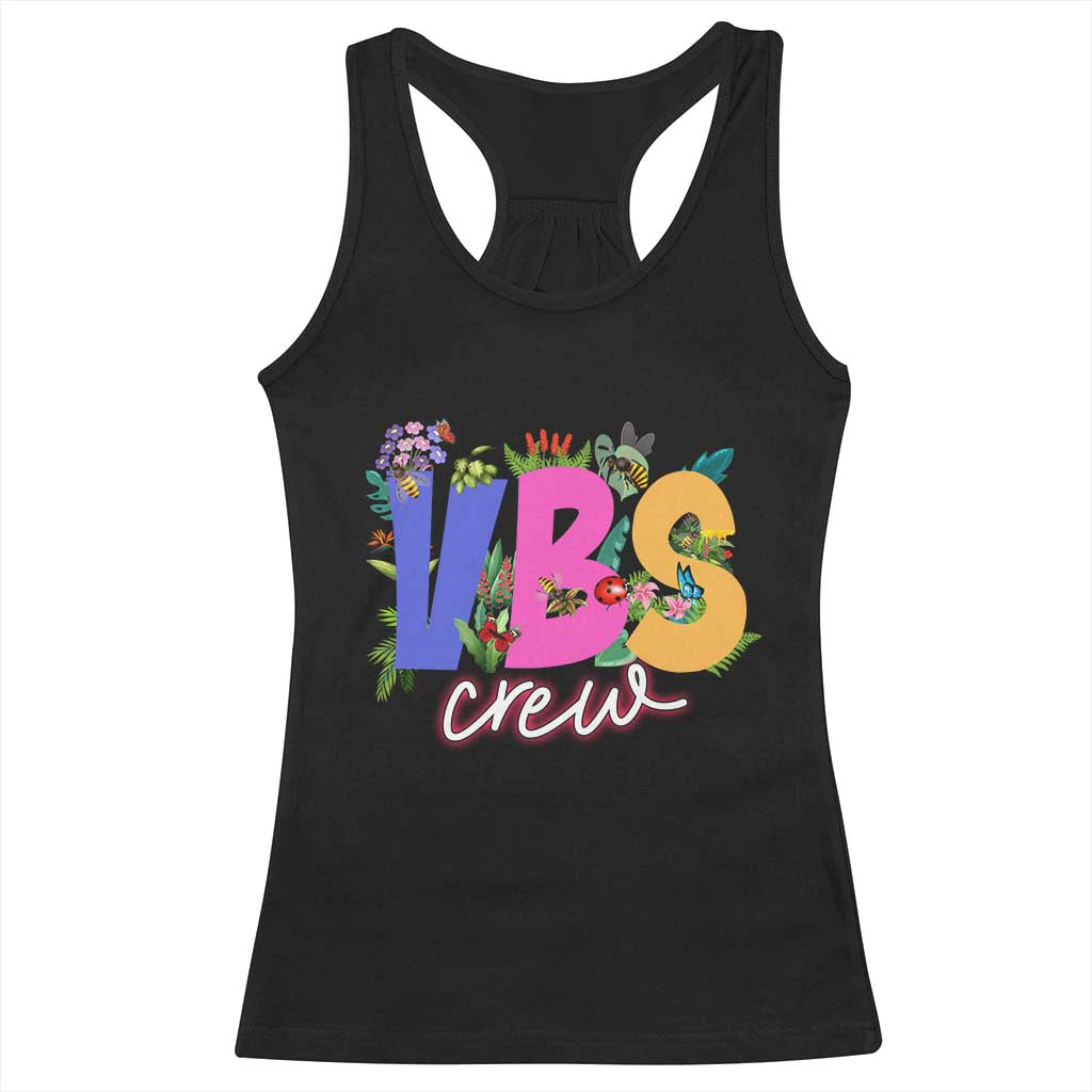 VBS Crew 2025 Racerback Tank Top Magninfied Vacation Bible School Adventure