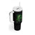 Marijuana Skull Tumbler With Handle Smoke Weed Cannabis 420 Pot Leaf
