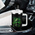Marijuana Skull Tumbler With Handle Smoke Weed Cannabis 420 Pot Leaf