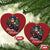 Biker Santa Claus Christmas Ornament Merry Xmas Riding Motorcycle - Wonder Print Shop