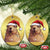 Capybara Christmas Christmas Ornament Funny Santa Capy Meme Xmas Vibe - Wonder Print Shop