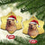 Capybara Christmas Christmas Ornament Funny Santa Capy Meme Xmas Vibe - Wonder Print Shop