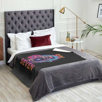 Mason 67 Chaos Edition Throw Blanket Psychedelic Screaming Six Seven Meme - Wonder Print Shop