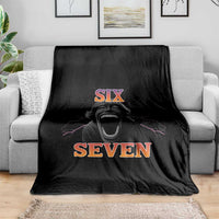 Mason 67 Kid Meme Throw Blanket Devil Edit Viral Six Seven Scream - Wonder Print Shop