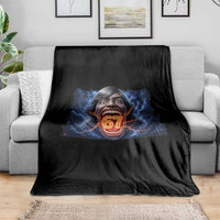 Screaming Mason 67 Kid Meme Throw Blanket Six Seven Viral Devil Transformation Horror Edit - Wonder Print Shop