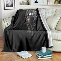 Mason 67 Energy Overload Throw Blanket Six Seven Meme Lightning Horror Devil Edit - Wonder Print Shop