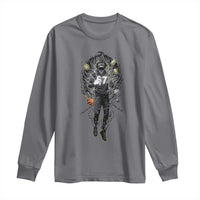 Mason 67 Energy Overload Long Sleeve Shirt Six Seven Meme Lightning Horror Devil Edit - Wonder Print Shop