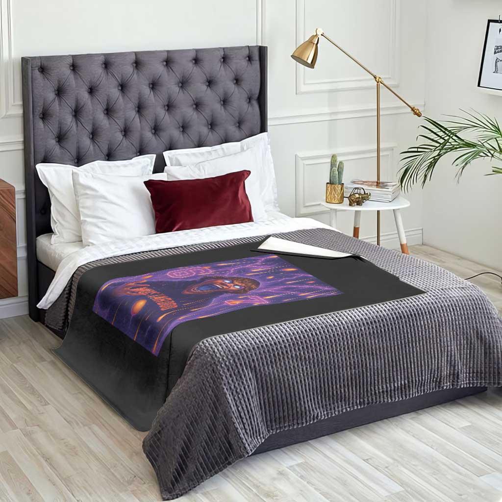 Mason 67 Meme Graphic Throw Blanket Glowing Eyes Devil Edit 6 7 Viral Six Seven Scream - Wonder Print Shop