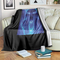 Six Seven Energy Overload Graphic Throw Blanket 67 Mason Kid Analog Horror Meme - Wonder Print Shop