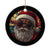 African American Santa Stained Glass Effect Printed Christmas Ornament Melanin Claus Festive Xmas Tree - Wonder Print Shop